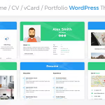 Aveo wordpress cv resume theme codermarket.png
