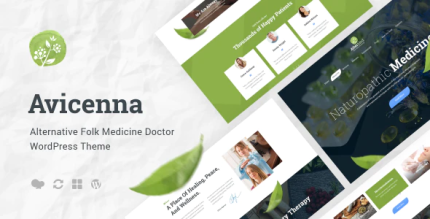 Avicenna alternative folk medicine doctor wordpress theme shop codermarket.png