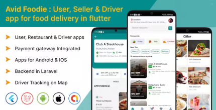 Avid foodie user seller driver app for food delivery in flutter .png