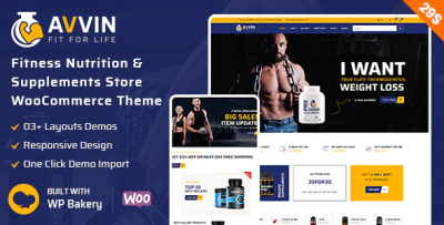 Avvin fitness nutrition and supplements store woocommerce theme codermarket.png