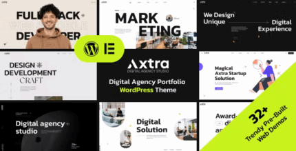 Axtra digital agency creative portfolio theme codermarket.png