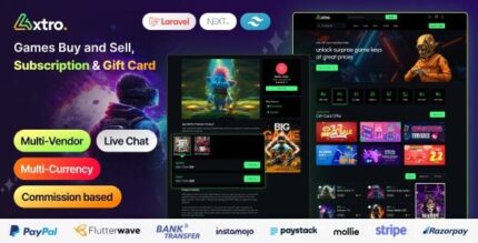 Axtro games buy and sell subscription gift card laravel script .jpg