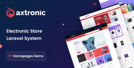 Axtronic premium theme for becommerce laravel ecommerce system codermarket.png