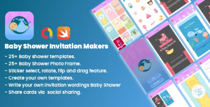 Baby shower invitation photo makers codermarket.png