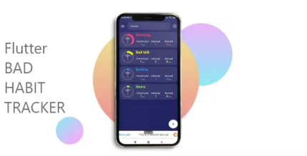 Bad habits tracker flutter with admob ads codermarket.png
