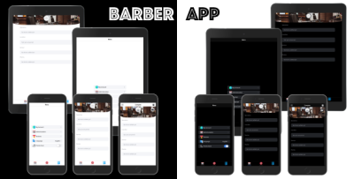 Barber app ionic 5 codermarket.png
