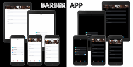 Barber app ionic 5 codermarket.png