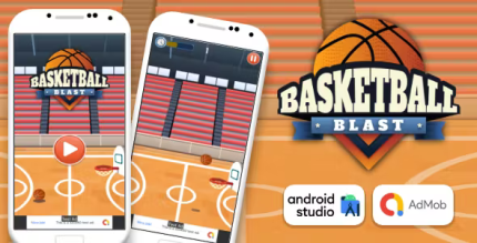 Basketball blast basketball game android studio project with admob ads .png