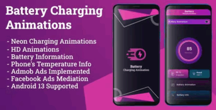 Battery charging animation app android 13 supported admob ads.png