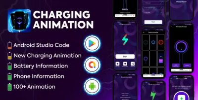 Battery charging annimation full android app admob ads codermarket.png
