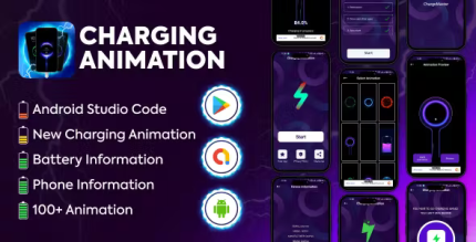 Battery charging annimation full android app admob ads codermarket.png