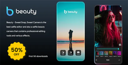 Beauty app camera filter app codermarket.png