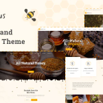 Beelicious beekeeping and honey shop theme codermarket.png