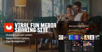 Beemedia viral fun media sharing script theme codermarket.jpg