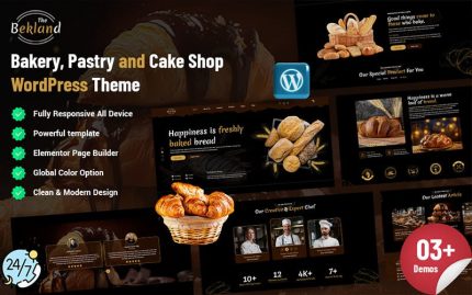 Bekland bakery pastry and cake shop wordpress theme.jpg