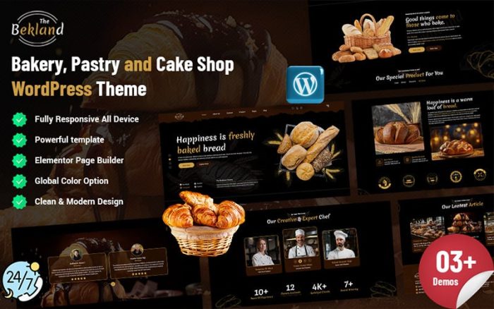 Bekland bakery pastry and cake shop wordpress theme.jpg