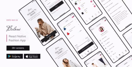 Beloni fashion e commerce react native app expo sdk 48018 codermarket.png
