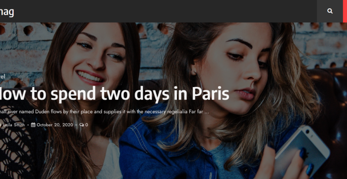 Bemag personal blog wordpress theme.png