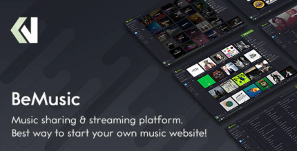 Bemusic music streaming engine codermarket.png