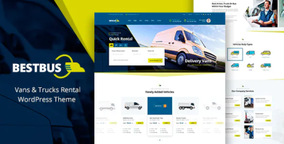 Bestbus vans car booking theme codermarket.png