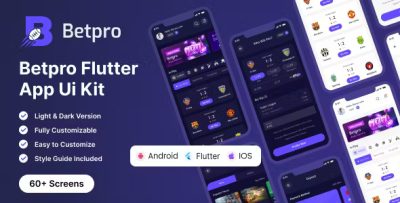 Betpro sports betting flutter app ui kit codermarket.jpg