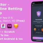 Bettor sports e sports casinos game flutter figma sketch xd free.png