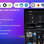 Biddo full flutter auction app nextjs web app nodejs server with chat .jpg