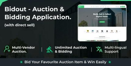 Bidout multivendor auction bidding platform codermarket.jpeg