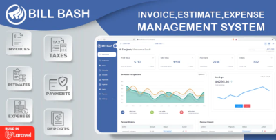 Billbash laravel invoice and estimates management system codermarket.png