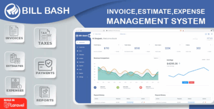 Billbash laravel invoice and estimates management system codermarket.png