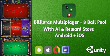 Billiards multiplayer 8 ball pool with ai reward store google admob .png