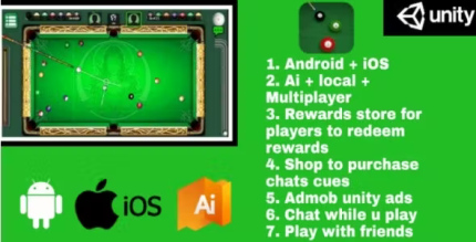 Billiards multiplayer 8 ball pool with ai reward store google admob 1 1.png