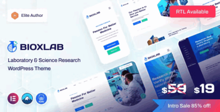 Bioxlab laboratory science research wordpress theme codermarket.png