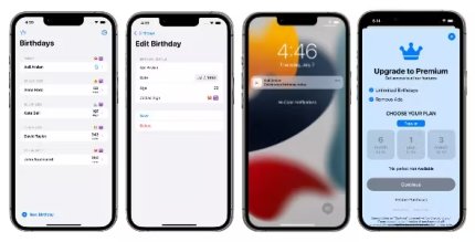 Birthday reminder zodiac signs swiftui full ios application codermarket.png