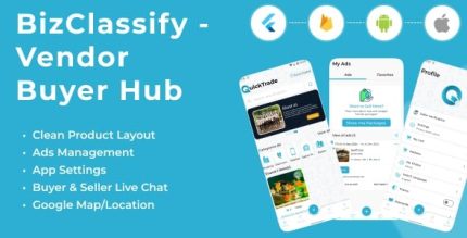 Bizclassify secure marketplace classifieds vendor buyer hub flutter .jpg