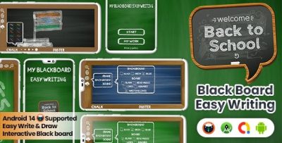 Black board easy writing easy write draw interactive black board .jpeg