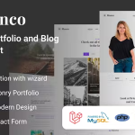 Blanco personal portfolio and blog laravel script codermarket.png