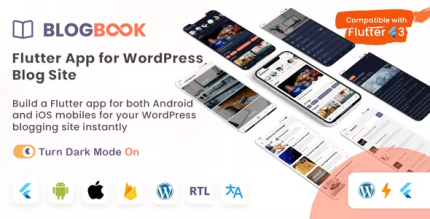 Blogbook flutter app for wordpress blog site codermarket.png