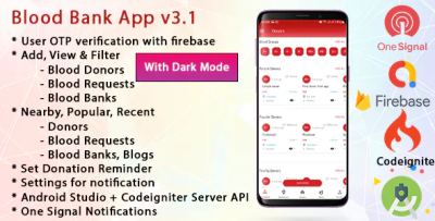 Blood bank app with admin panel material design codermarket.png