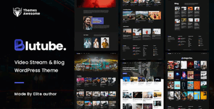 Blutube video stream blog wordpress theme codermarket.png
