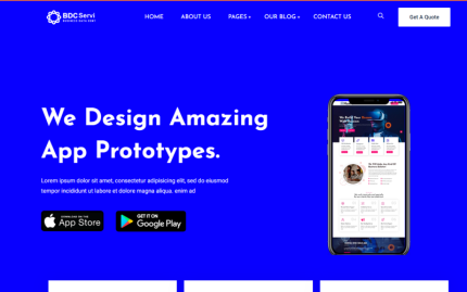 Bomra app landing wordpress theme.png
