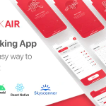 Bookair cross platform flights booking app react native codermarket.png