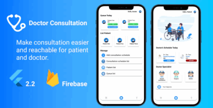 Booking doctor consultation flutter with firebase codermarket.png