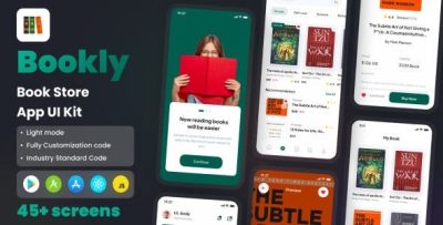 Bookly book store app react native cli ui kit codermarket.jpeg