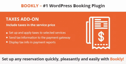 Bookly taxes add on codermarket.png
