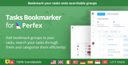 Bookmarks for tasks perfex crm module to organize your tasks in bookmarks .png