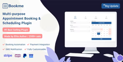 Bookme wordpress appointment booking scheduling plugin codermarket.png