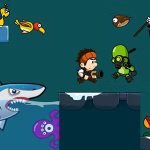 Boy adventure platform 2d engine codermarket.png