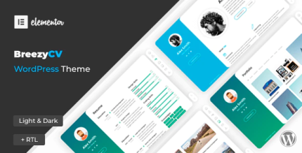 Breezycv cv resume theme codermarket.png