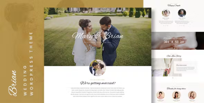 Brian wedding wordpress theme codermarket.png